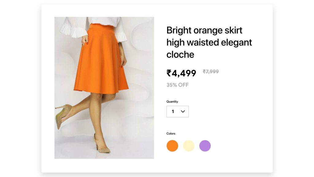 Use high resolution images for your online store 